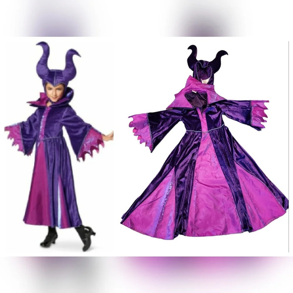 NWT Disney Store Maleficent costume,dress up.Size 7/8.